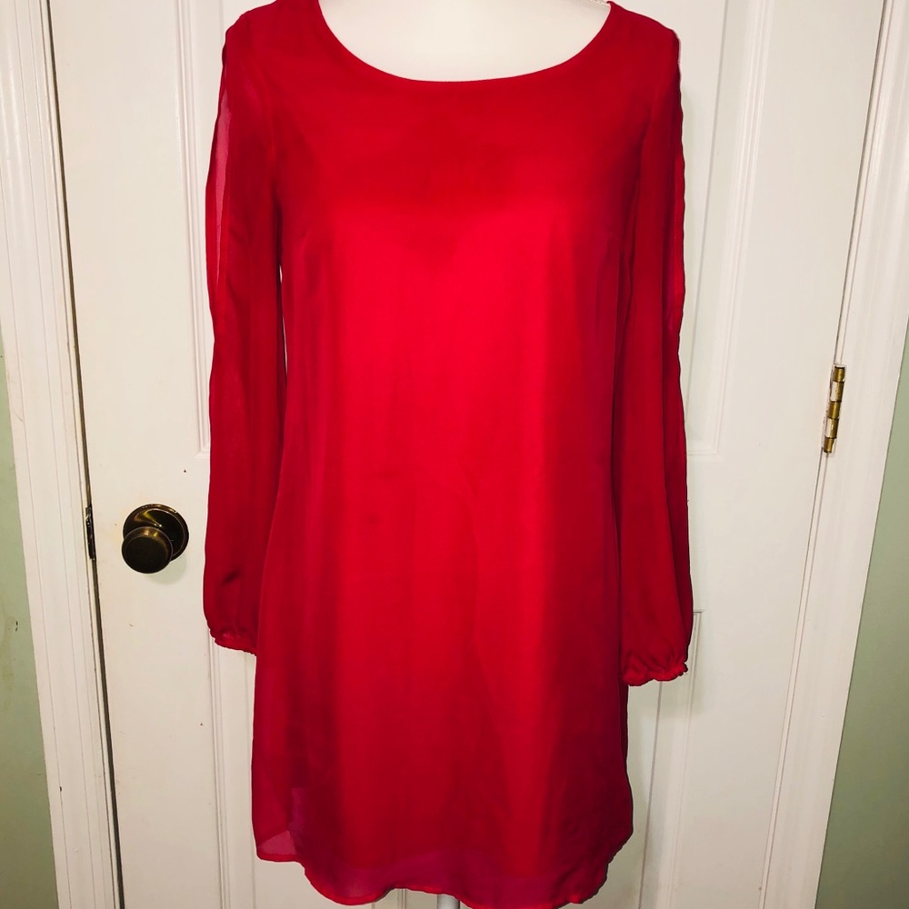 ❤️Red Long Sleeved Dress❤️